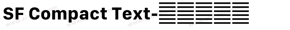 SF Compact Text字体转换